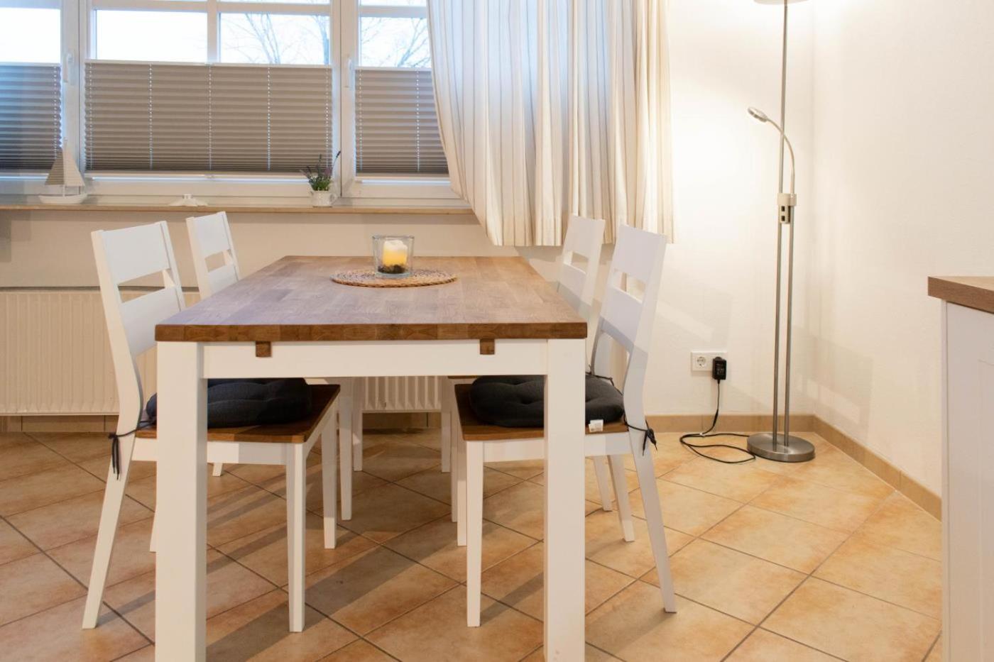 Ferienwohnung App. 1 Haus Duckdalben ฮัฟฟ์ครูก ภายนอก รูปภาพ